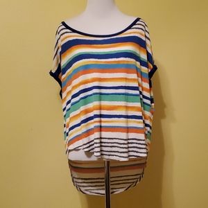 Lush Flowy Tee with Tie Back